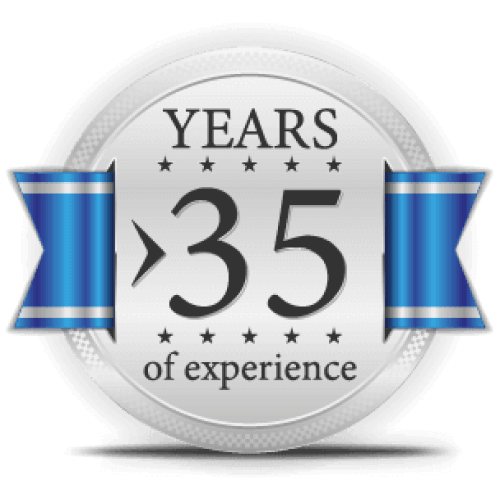 Over 25 years of experience@2x